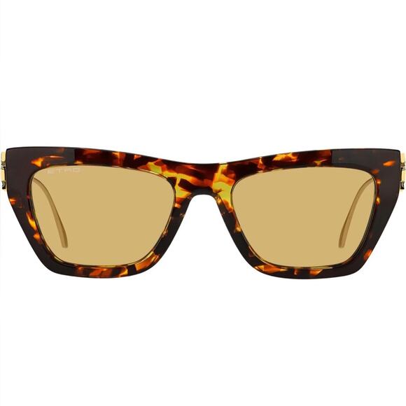 New! Etro ETRO0028/S 0086HO Elegant Havana Cat-Eye Sunglasses, Authentic main image 8